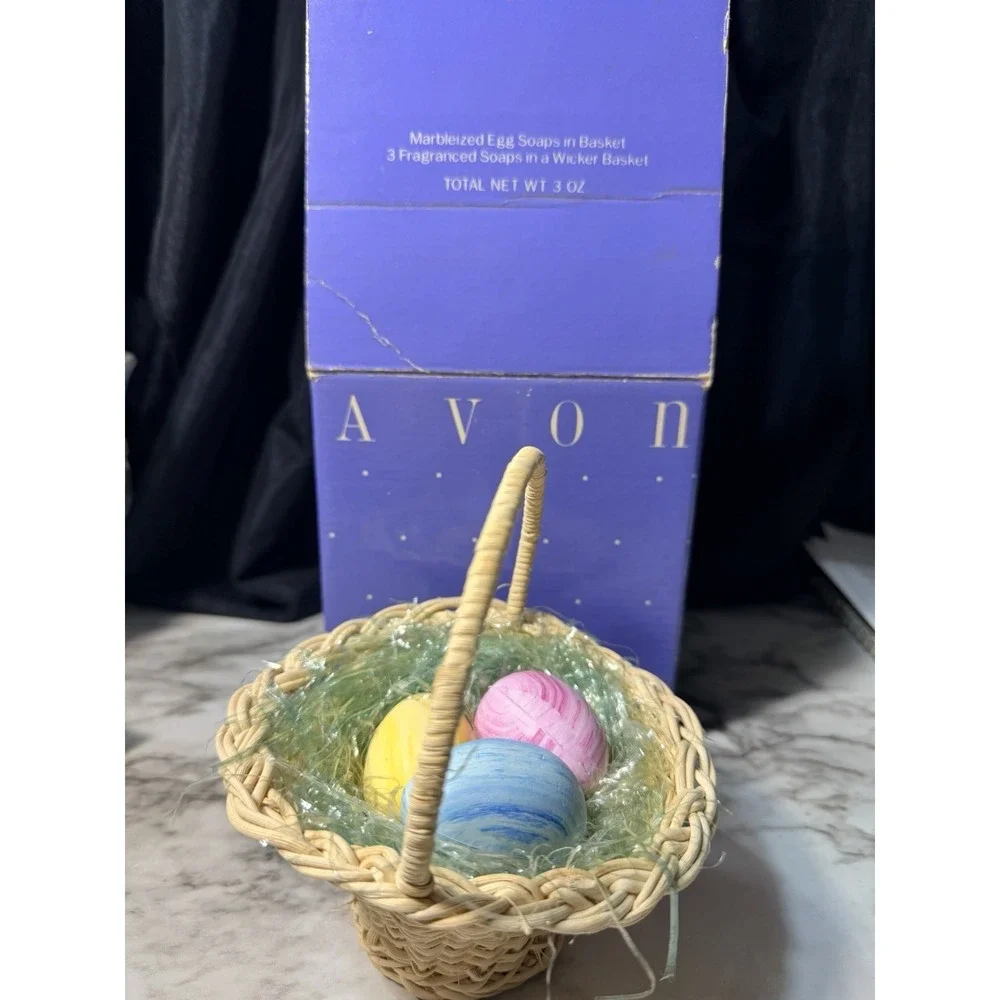NEW Avon Marbleized Egg Soaps in  6